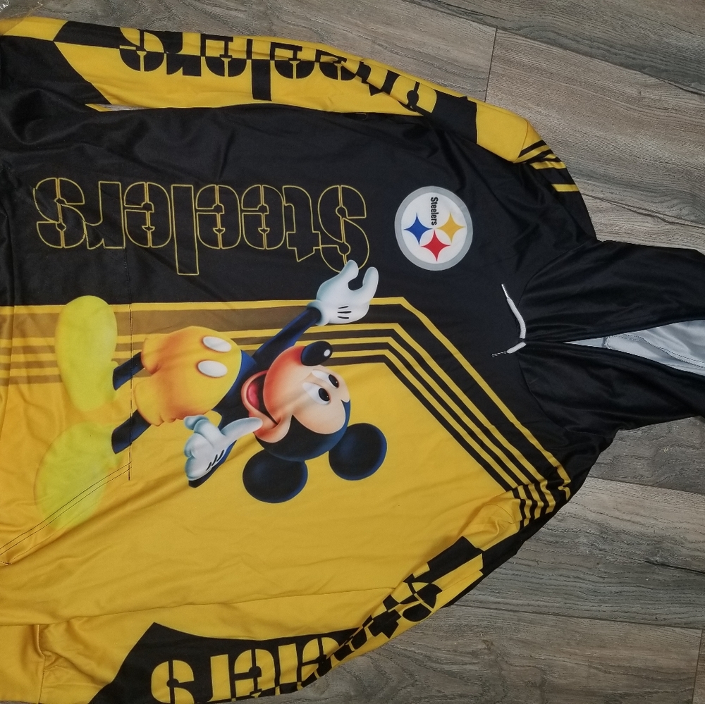 PITTSBURGH STEELERS MICKEY MOUSE HOODY 4x